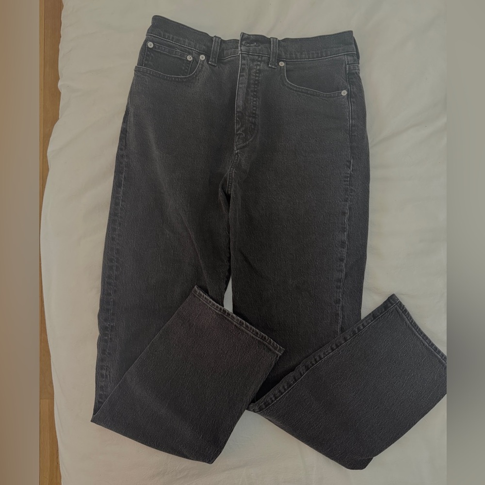 Madewell Black 90’s Straight Jeans